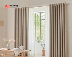 Rèm vải màu be: Nét thanh lịch, tinh tế cho không gian sống