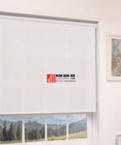 Các mẫu rèm cuốn màu trắng cản nhiệt, chống sáng đẹp, tinh tế - Ảnh 4