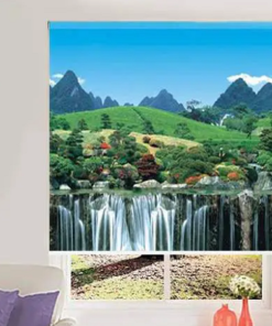 Rèm cuốn tranh phòng thờ sang trọng, đẹp mắt