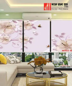 Các mẫu rèm cuốn in tranh cho phòng khách đẹp, hiện đại - Ảnh 4