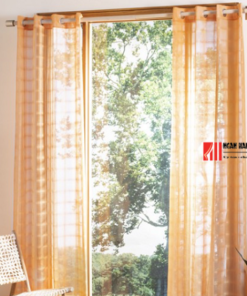 Rèm vải màu cam đẹp, tinh tế, sang trọng - Ảnh 5