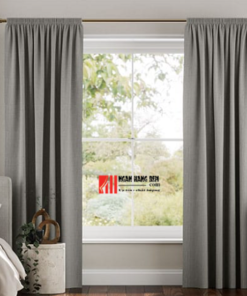 Rèm vải màu ghi xám thanh lịch giá tốt - Ảnh 4