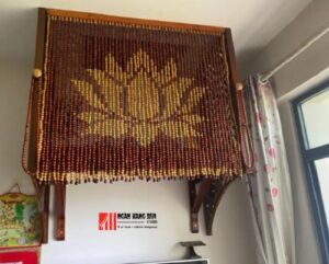 Rèm che bàn thờ treo tường gia đình, chung cư