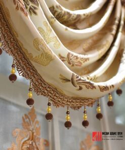 Rèm vải che bàn thờ đẹp, trang nghiêm - Ảnh 3