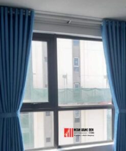 Rèm cửa sổ màu xanh da trời đẹp, độc đáo, tinh tế - Ảnh 3