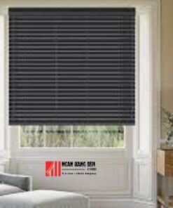 Rèm sáo gỗ màu đen tự nhiên, sang trọng, hiện đại - Ảnh 5