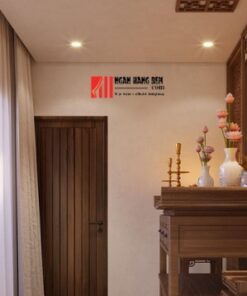 Rèm vải che bàn thờ đẹp, trang nghiêm - Ảnh 5