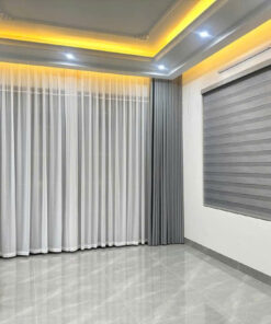 Rèm vải mở ngang, Kéo ngang bằng vải chống nắng - Ảnh 9