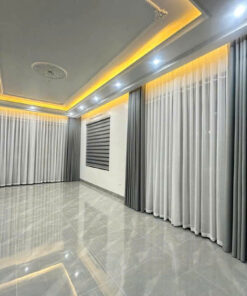 Rèm vải mở ngang, Kéo ngang bằng vải chống nắng - Ảnh 8